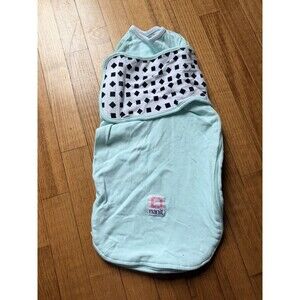 Nanit Mint Green Swaddle Sleep Sack with Breathing Band Size Large 3-6 Mos Baby